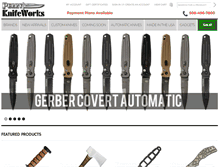 Tablet Screenshot of perryknifeworks.com